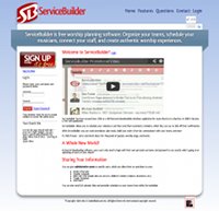 CrookedBush.com Inc.: ServiceBuilder - New Template Design