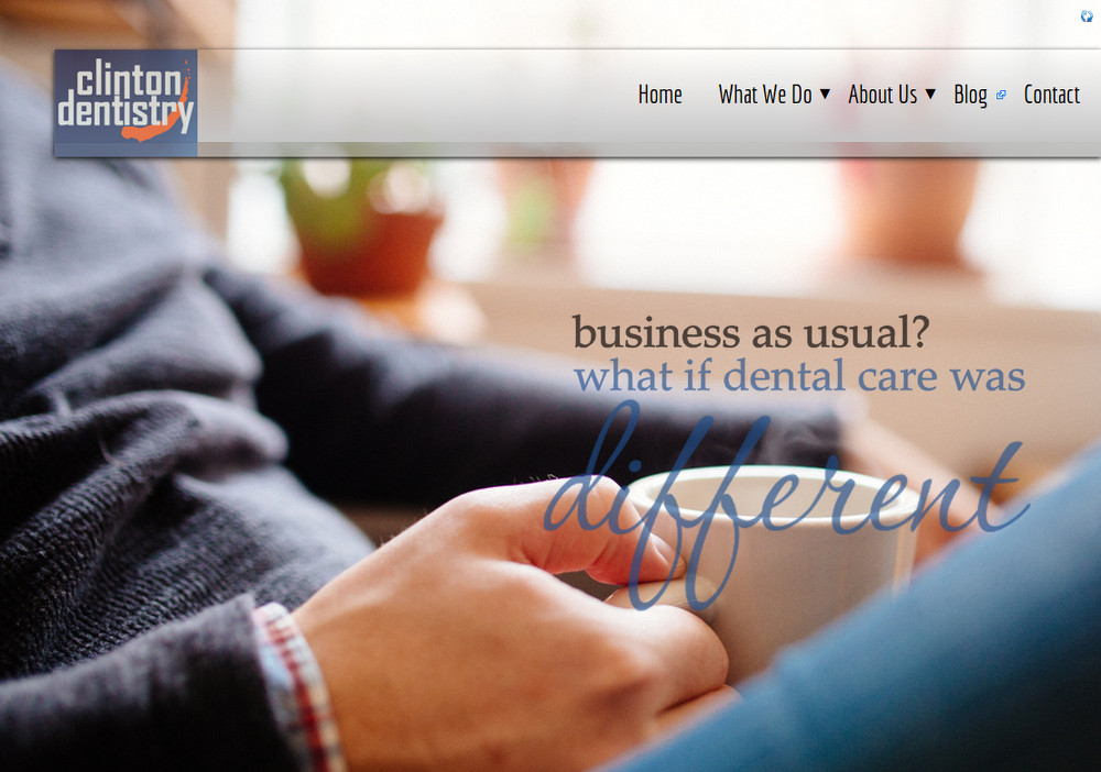 Clinton Dentisty: New Web Site and Branding