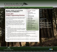 CrookedBush.com - 2013 Template Redesign